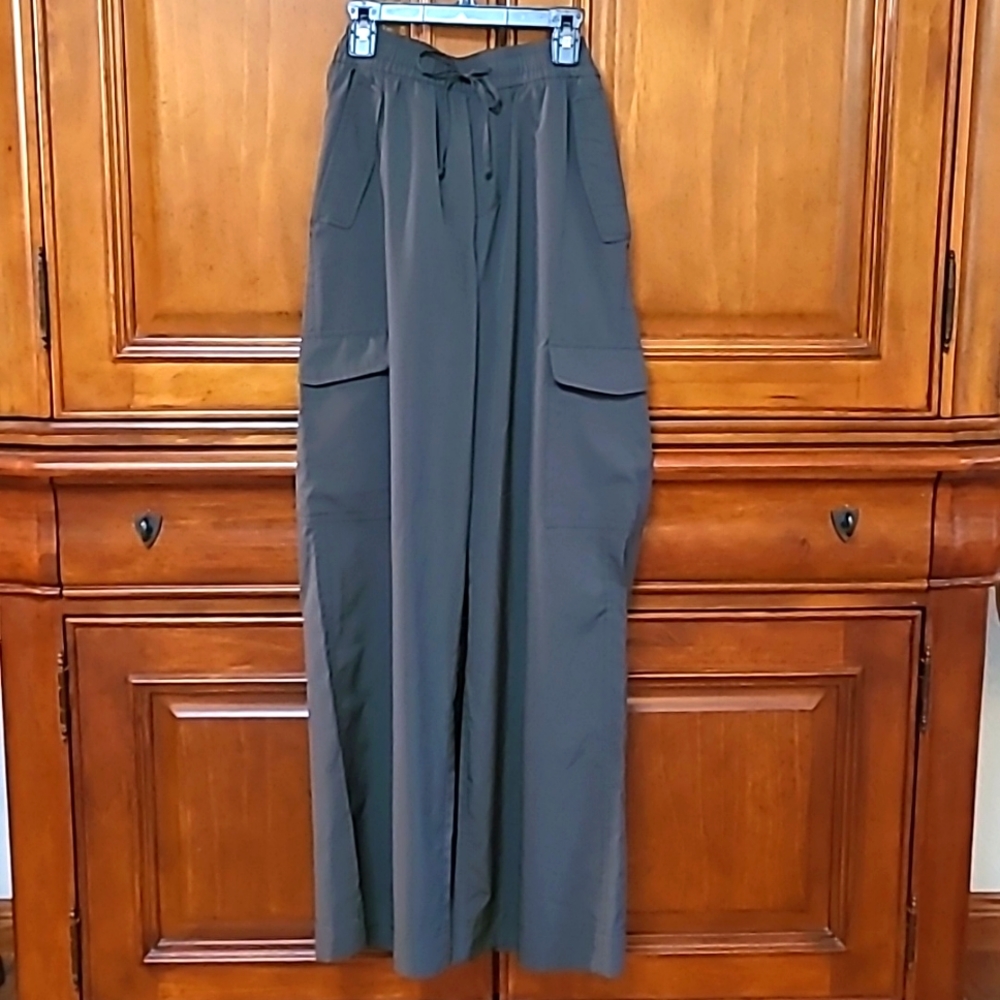 Silky Stretch Wide Leg Pants